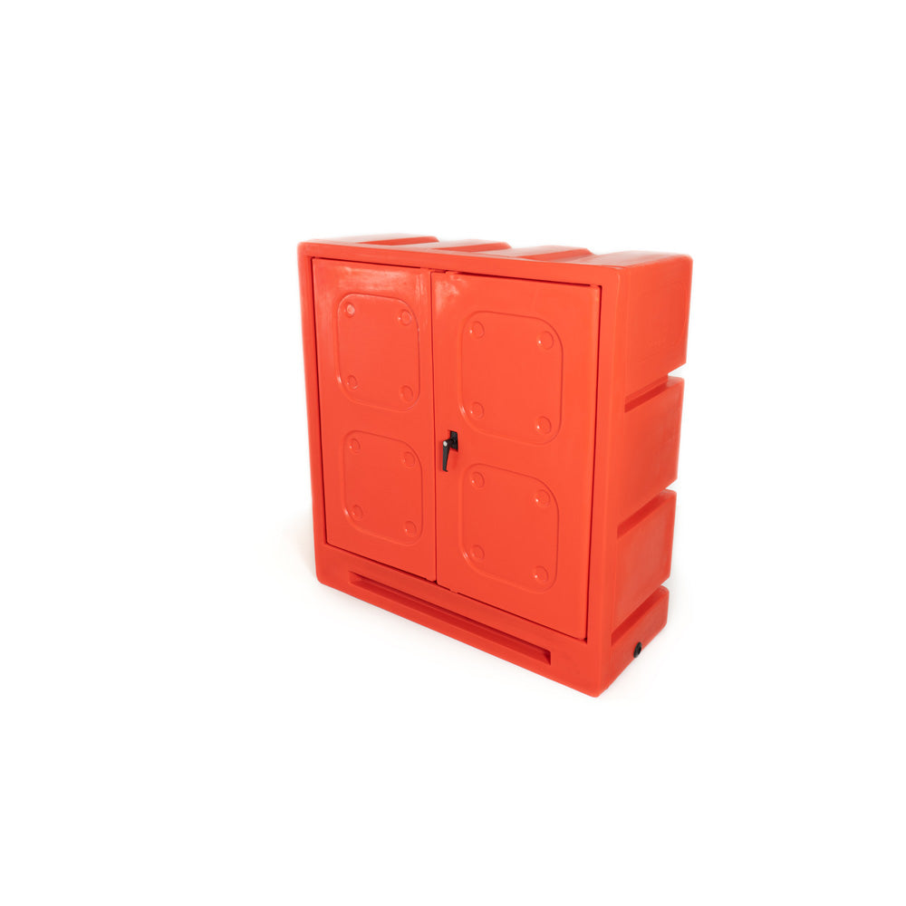 Chemische voorraadkast - 1310x1220x520 mm - rood