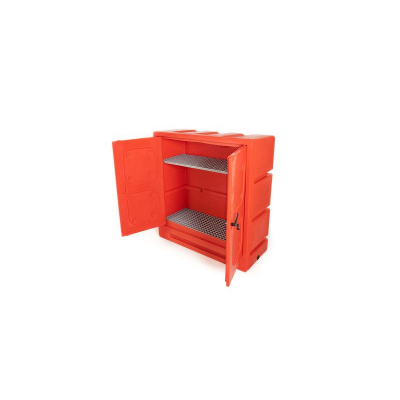 Chemische voorraadkast - 1310x1220x520 mm - rood