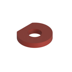 Rode ring voor Texasdeur