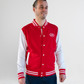Jas unisex rood/wit