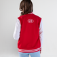 Jas unisex rood/wit
