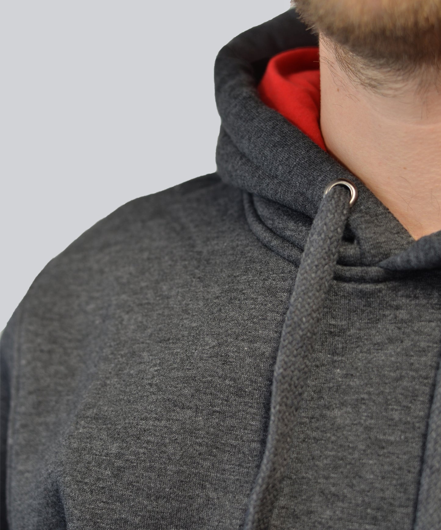 Hoodie unisex grijs
