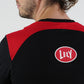 T-shirt unisex zwart-rood